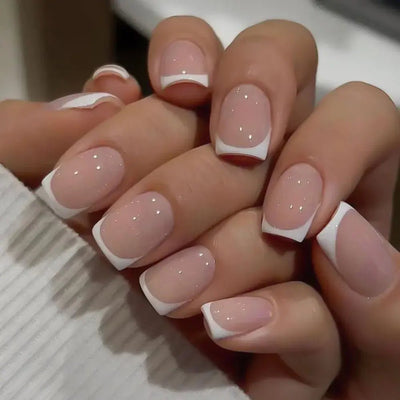 24 Pieces Short Square Fake Nails - Gadget and Glam Shop