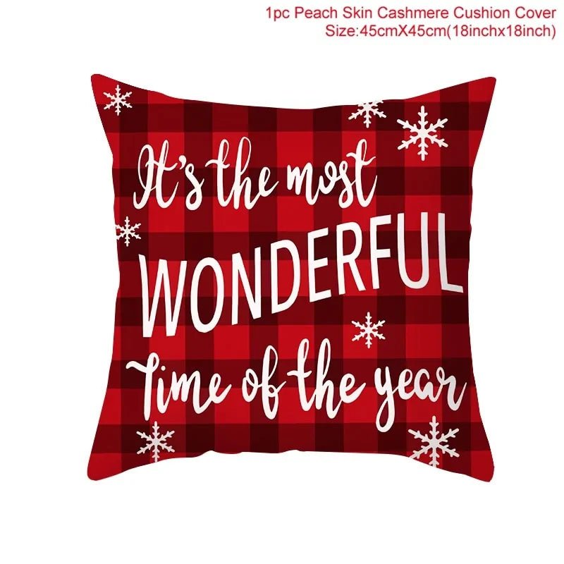 Cartoon Christmas Pillow Cover - Gadget and Glam Shop