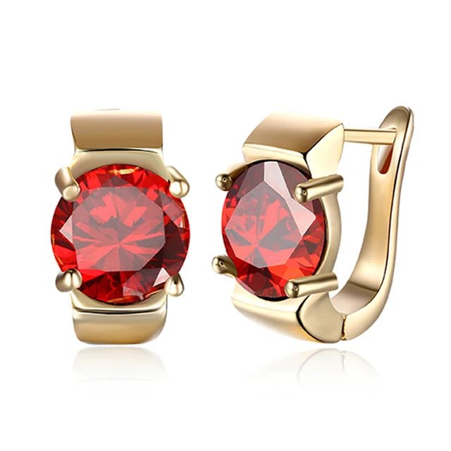 925 Silver Amethyst Hoop Earrings For Women - Gadget and Glam Shop