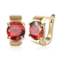 925 Silver Amethyst Hoop Earrings For Women - Gadget and Glam Shop
