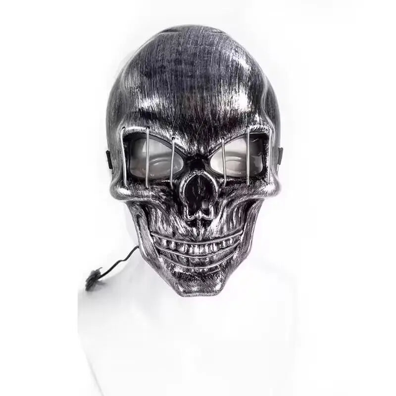 LED Skull Mask - Halloween Cosplay LED Mask - Gadget and Glam Shop
