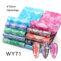 20*4cm Mix Nail Art Transfer Sticker - Gadget and Glam Shop