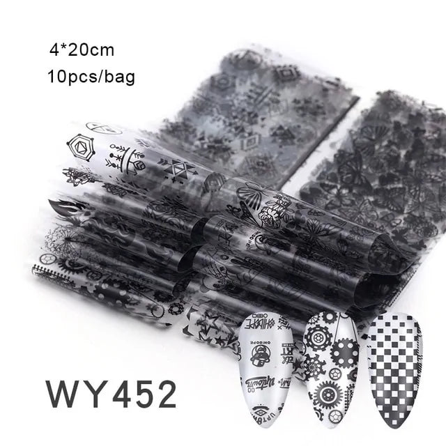20*4cm Mix Nail Art Transfer Sticker - Gadget and Glam Shop