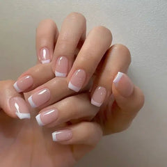 24 Pieces Short Square Fake Nails - Gadget and Glam Shop