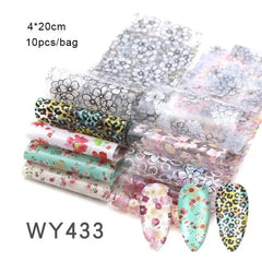 20*4cm Mix Nail Art Transfer Sticker - Gadget and Glam Shop