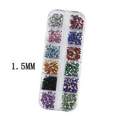 Box Nail Art Flat Back Crystal Rhinestone - Gadget and Glam Shop