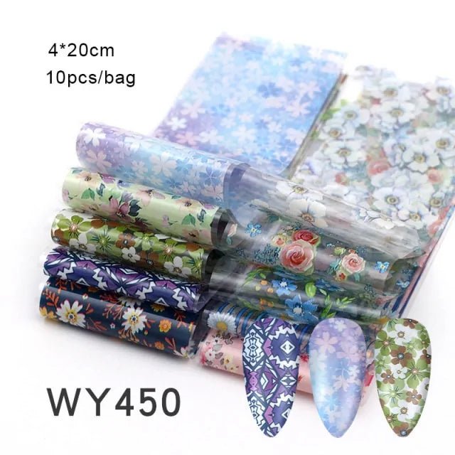 20*4cm Mix Nail Art Transfer Sticker - Gadget and Glam Shop