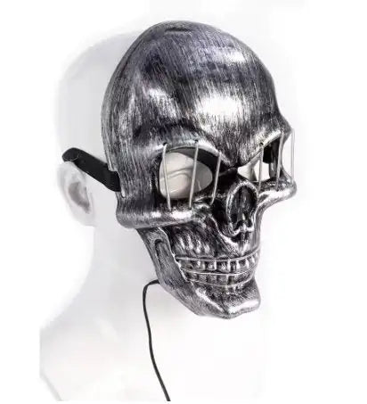 LED Skull Mask - Halloween Cosplay LED Mask - Gadget and Glam Shop