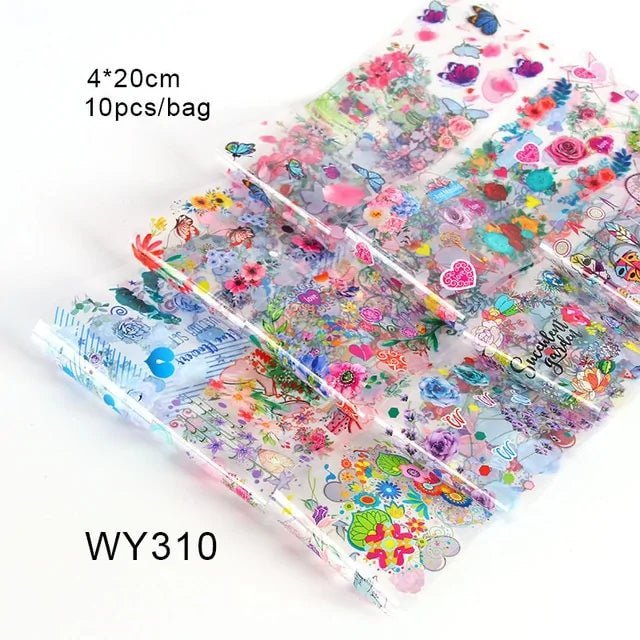 20*4cm Mix Nail Art Transfer Sticker - Gadget and Glam Shop