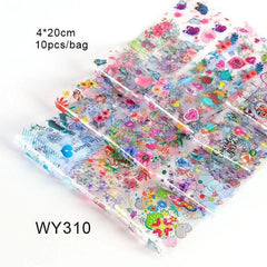 20*4cm Mix Nail Art Transfer Sticker - Gadget and Glam Shop