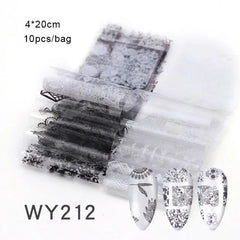 20*4cm Mix Nail Art Transfer Sticker - Gadget and Glam Shop