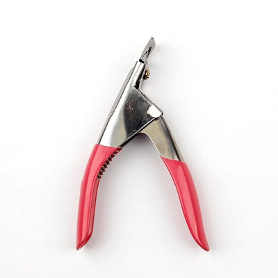 1 Pc Nail Art Edge Remover Clipper - Pink - Gadget and Glam Shop