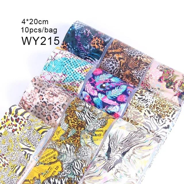 20*4cm Mix Nail Art Transfer Sticker - Gadget and Glam Shop