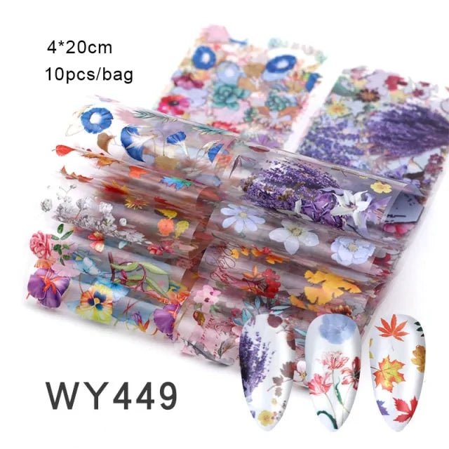 20*4cm Mix Nail Art Transfer Sticker - Gadget and Glam Shop