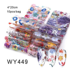 20*4cm Mix Nail Art Transfer Sticker - Gadget and Glam Shop