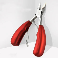 1 pcs Double Spring Plastic Handle Fingernail &Toenail Cuticle Nipper Trimming Cutter Scissor Plier Nail Clipper Cutter Tool - Gadget and Glam Shop