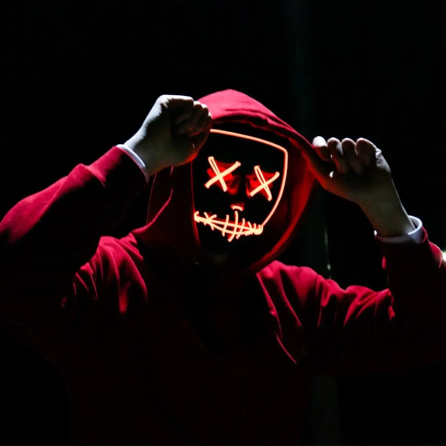 Led Halloween Mask Light Up Mask for Festival Cosplay - Gadget and Glam Shop