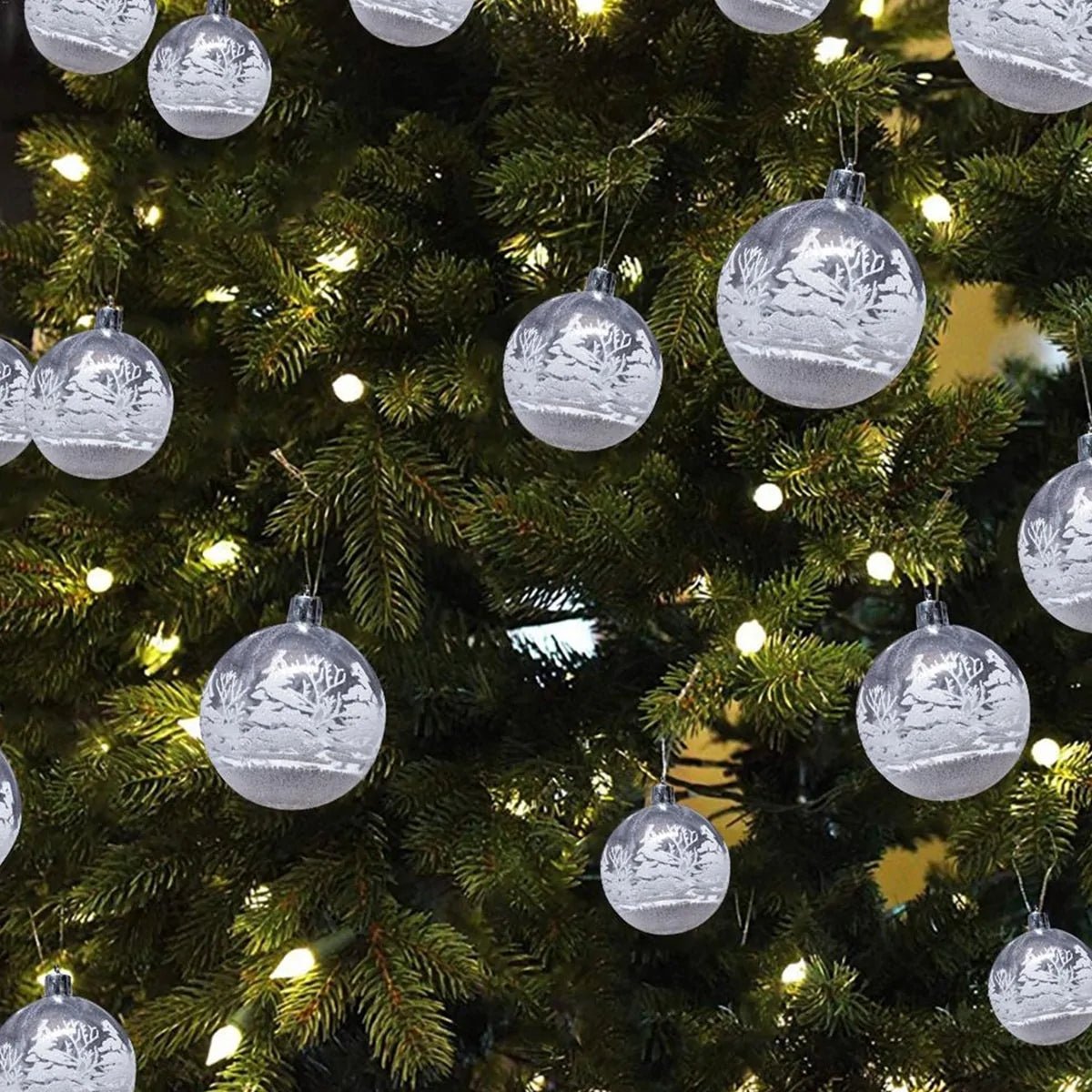 Christmas Transparent Ball Pendant - Gadget and Glam Shop