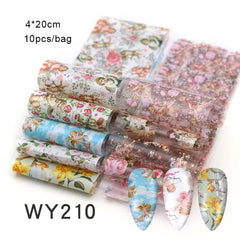 20*4cm Mix Nail Art Transfer Sticker - Gadget and Glam Shop