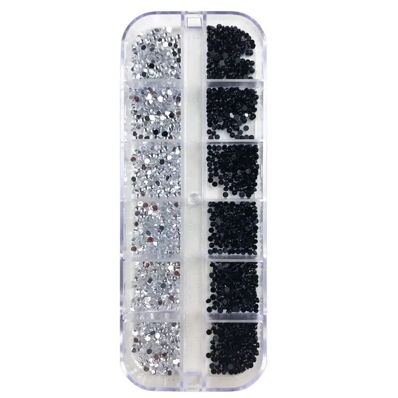 Box Nail Art Flat Back Crystal Rhinestone - Gadget and Glam Shop
