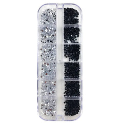 Box Nail Art Flat Back Crystal Rhinestone - Gadget and Glam Shop