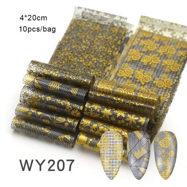 20*4cm Mix Nail Art Transfer Sticker - Gadget and Glam Shop