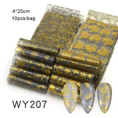 20*4cm Mix Nail Art Transfer Sticker - Gadget and Glam Shop