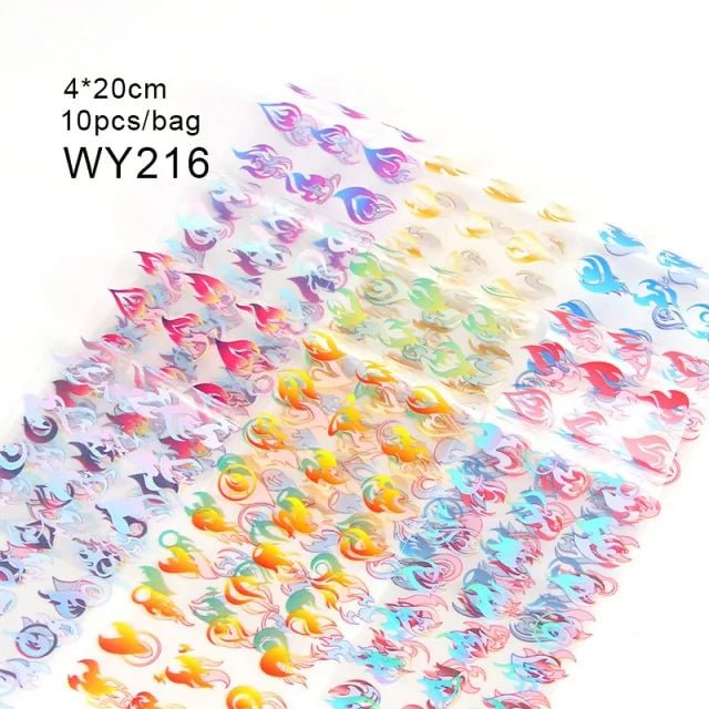 20*4cm Mix Nail Art Transfer Sticker - Gadget and Glam Shop