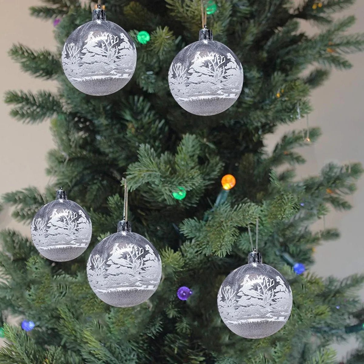 Christmas Transparent Ball Pendant - Gadget and Glam Shop