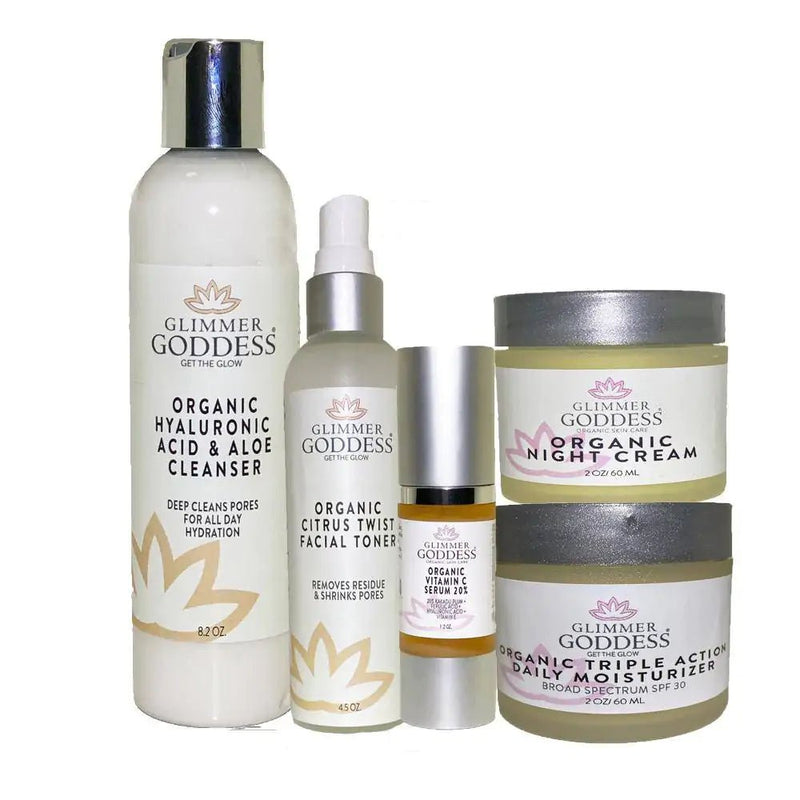 Organic Anti - Wrinkle Solution 5 PC Kit - Gadget and Glam Shop