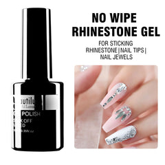 Beautilux Platinum Nail Gel Polish Silver Glitter Flakes Nails Art Gels Polish UV LED Semi Permanent Winter Nail Varnish 10ml - Gadget and Glam Shop