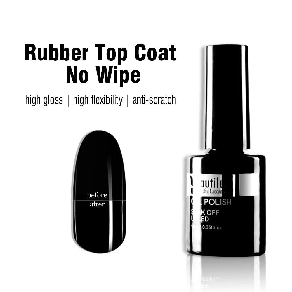 Beautilux Platinum Nail Gel Polish Silver Glitter Flakes Nails Art Gels Polish UV LED Semi Permanent Winter Nail Varnish 10ml - Gadget and Glam Shop