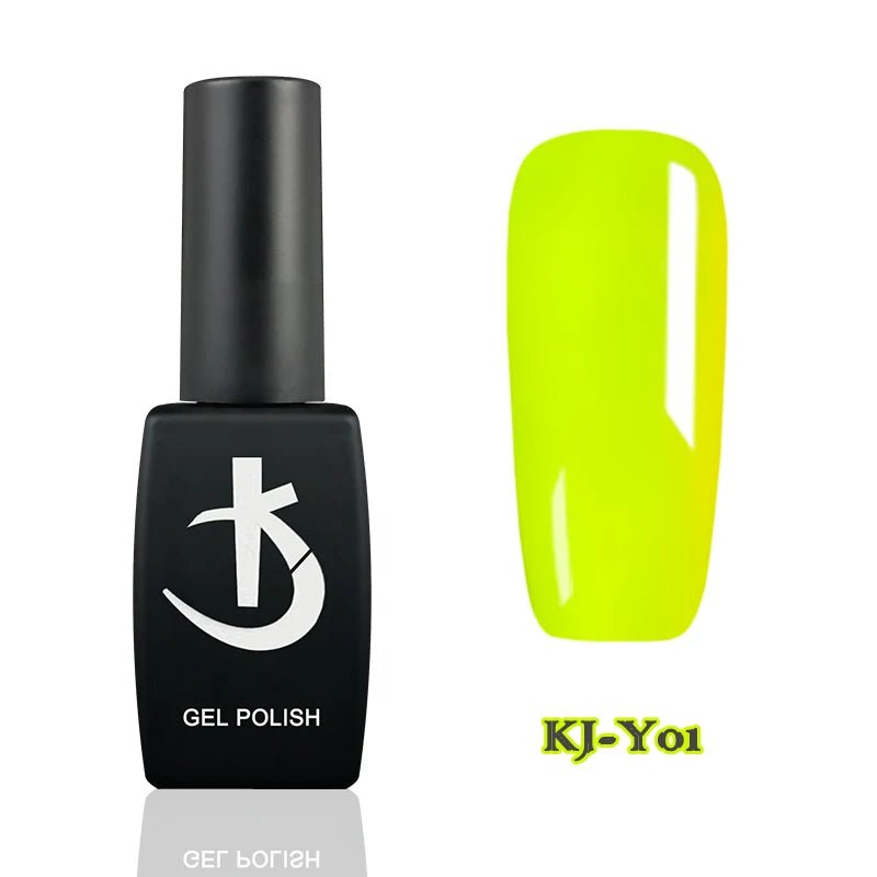 KODI JYJ Neon Gel Polish for Nails Semi - permanent Florescent Varnish Manicure 12ml uv led Enamel Fluorescence Hybrid Nail Polish - Gadget and Glam Shop