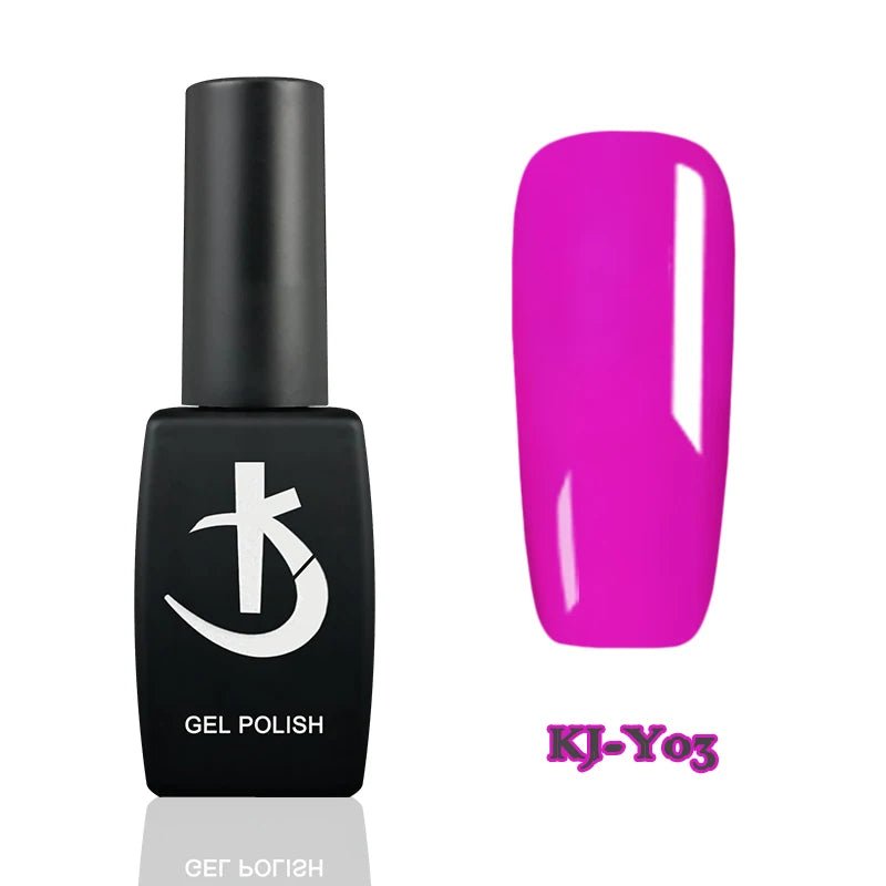 KODI JYJ Neon Gel Polish for Nails Semi - permanent Florescent Varnish Manicure 12ml uv led Enamel Fluorescence Hybrid Nail Polish - Gadget and Glam Shop