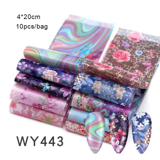 20*4cm Mix Nail Art Transfer Sticker - Gadget and Glam Shop