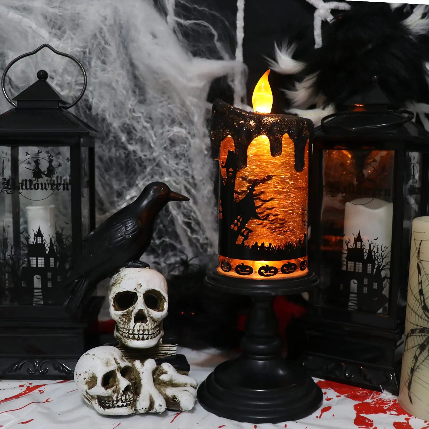 Halloween Skull Candle - Gadget and Glam Shop