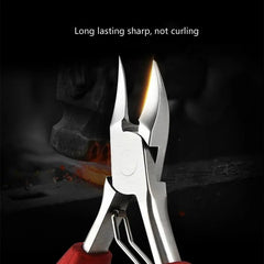 1 pcs Double Spring Plastic Handle Fingernail &Toenail Cuticle Nipper Trimming Cutter Scissor Plier Nail Clipper Cutter Tool - Gadget and Glam Shop
