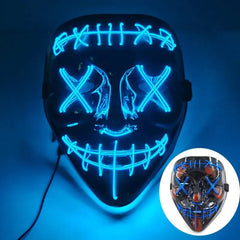 Led Halloween Mask Light Up Mask for Festival Cosplay - Gadget and Glam Shop