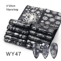 20*4cm Mix Nail Art Transfer Sticker - Gadget and Glam Shop