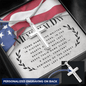 "Legacy Lives On" Engraved Cross Necklace - Gadget and Glam Shop