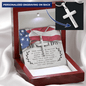 "Legacy Lives On" Engraved Cross Necklace - Gadget and Glam Shop