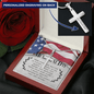 "Legacy Lives On" Engraved Cross Necklace - Gadget and Glam Shop