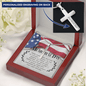 "Legacy Lives On" Engraved Cross Necklace - Gadget and Glam Shop