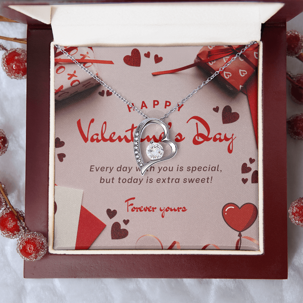 Enduring Devotion: Valentine's Day Forever Love Necklace - Gadget and Glam Shop
