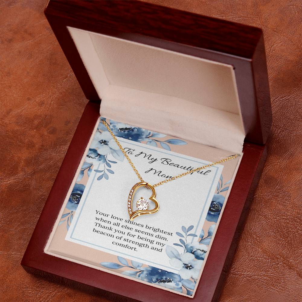 Forever Love Necklace: A Tribute to Your Radiant Support - Gadget and Glam Shop