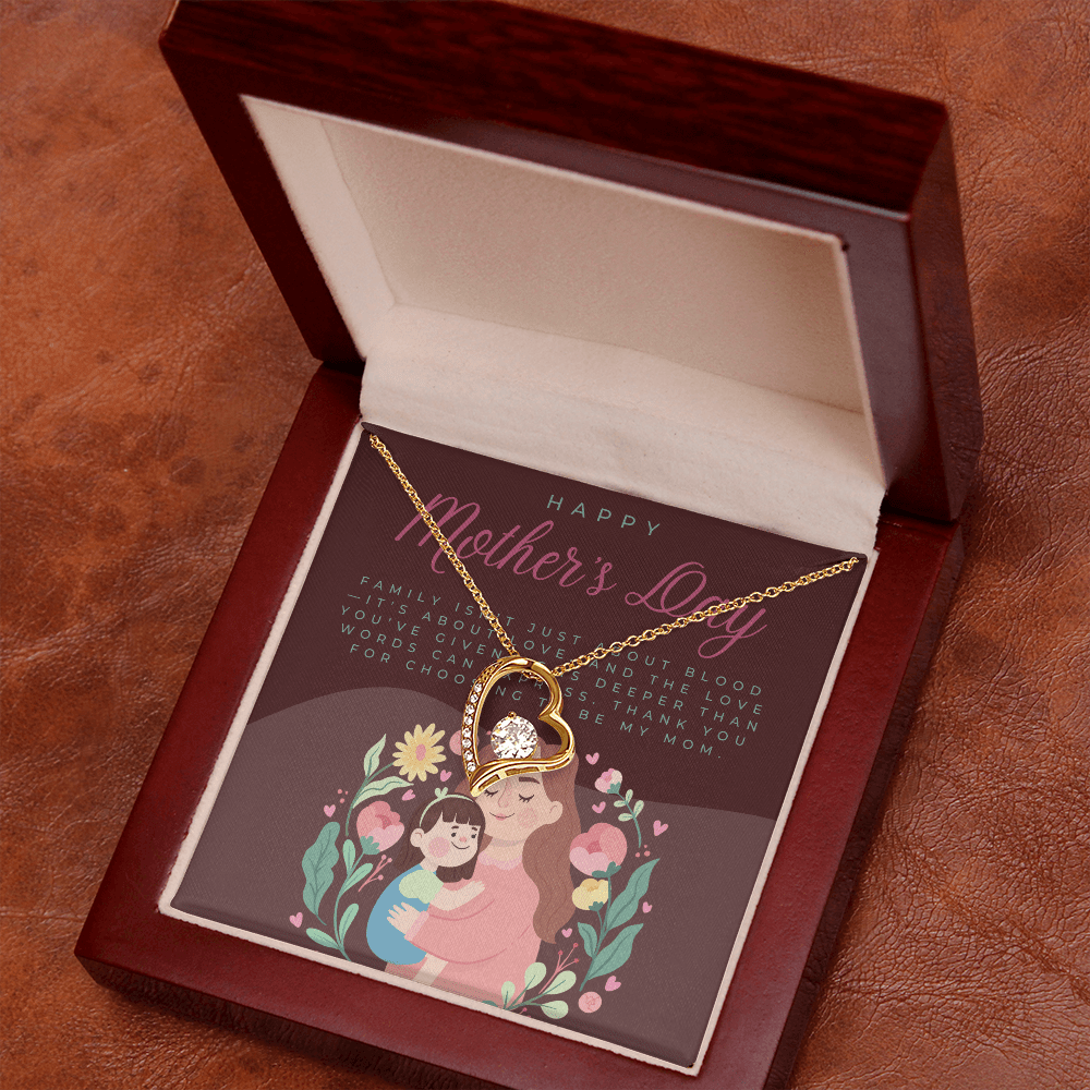 Love Makes a Family – Forever Love Necklace for Mother's Day - Gadget and Glam Shop