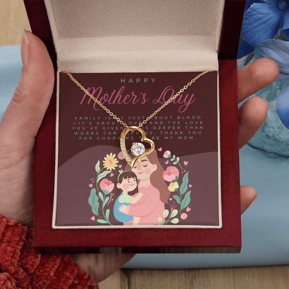 Love Makes a Family – Forever Love Necklace for Mother's Day - Gadget and Glam Shop