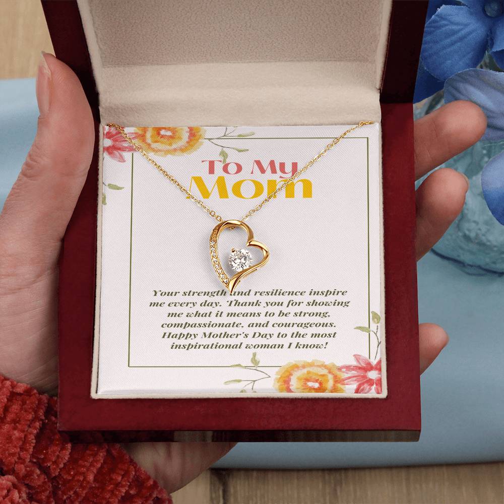 Guided by Courage Forever Love Necklace: Celebrating Resilience and Compassion - Gadget and Glam Shop