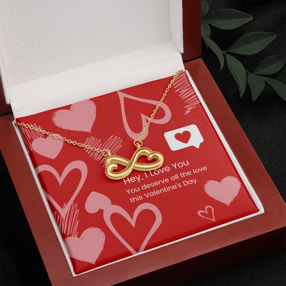 Eternal Affection: Valentine's Day Endless Love Necklace - Gadget and Glam Shop