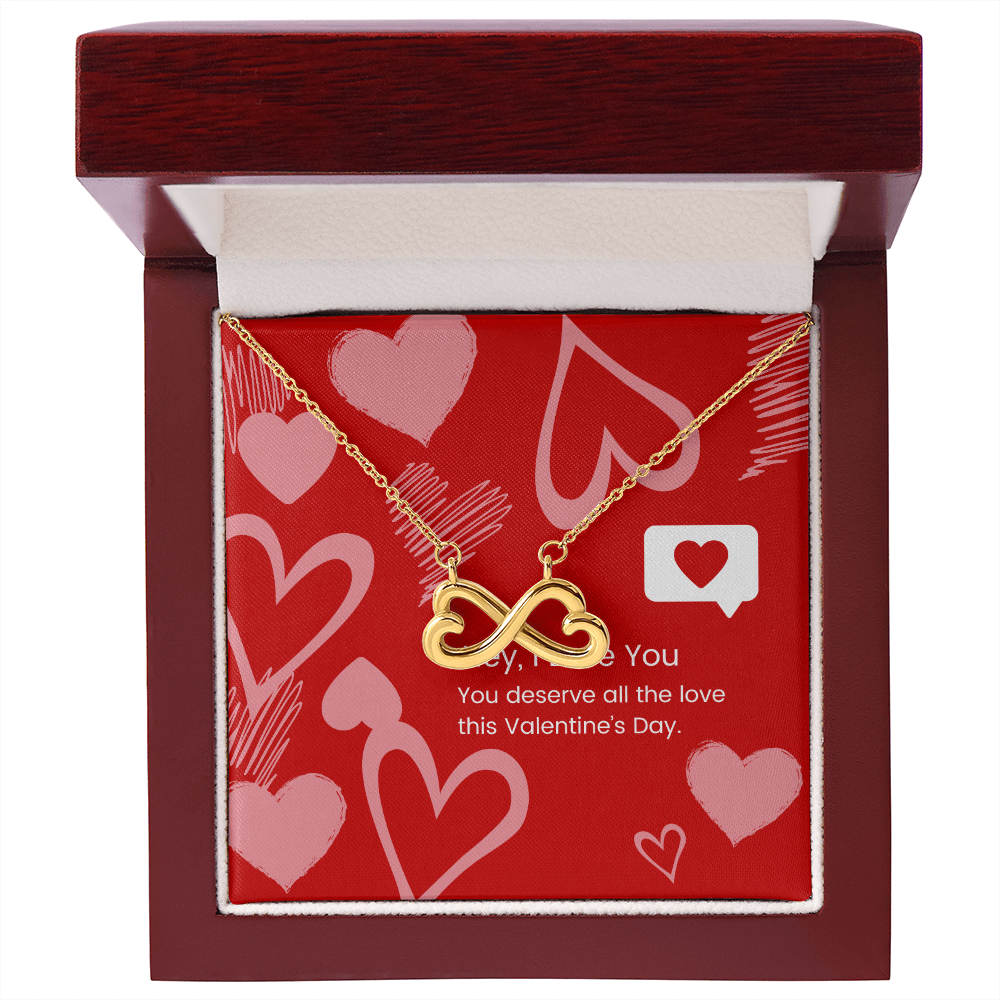 Eternal Affection: Valentine's Day Endless Love Necklace - Gadget and Glam Shop